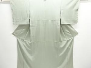 未使用品　仕立て上がり　作家物　一つ紋色無地着物